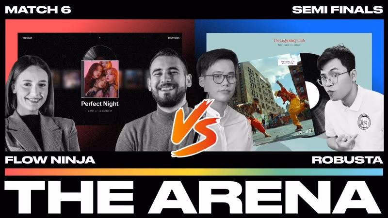 The Arena - Match 6 | Music Streaming Web App Website