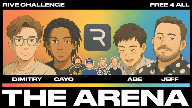 The Arena: Rive Designers Face Off in a 45-Minute Animation Speed Build Challenge
