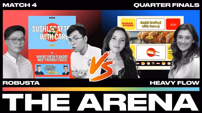 The Arena - Match 4 | Sushi Restaurant Asian Art Website