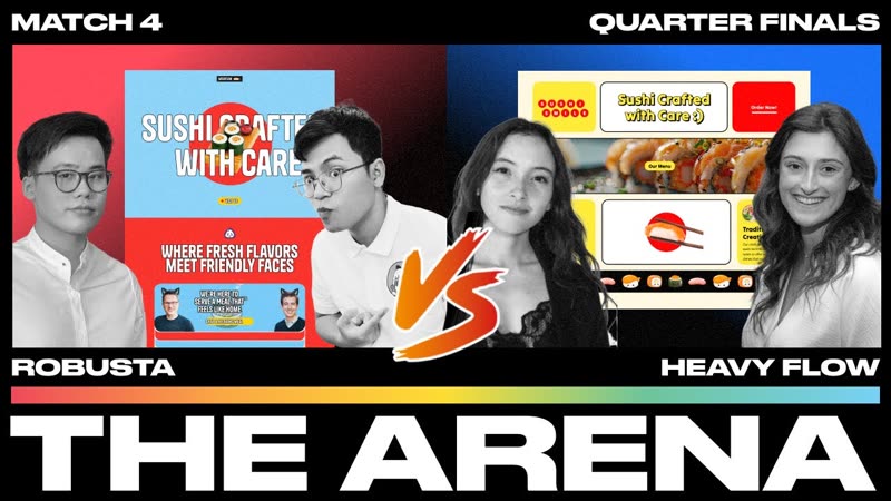 The Arena - Match 4 | Sushi Restaurant Asian Art Website